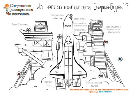 Чевостик научные раскраски