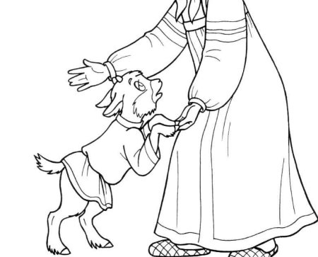 Сестрица Аленушка и братец Иванушка раскраска