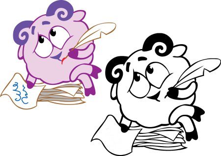 Раскраска «Смешарики»