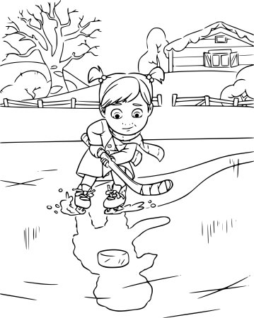 Безопасность на льду для детей раскраски