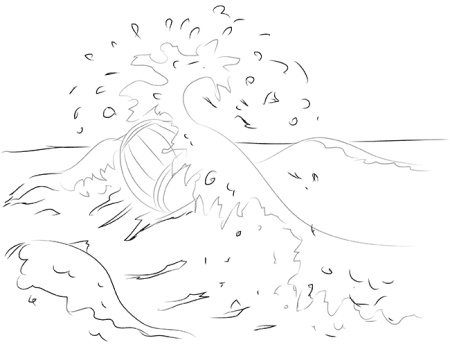 Раскраска из сказки о царе Салтане