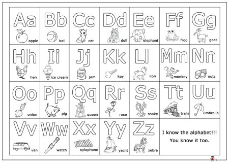 Картинка английские буквы для детей