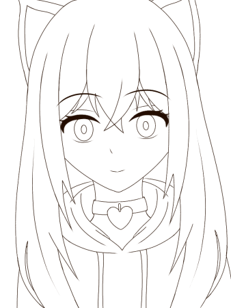 Аниме для обрисовки