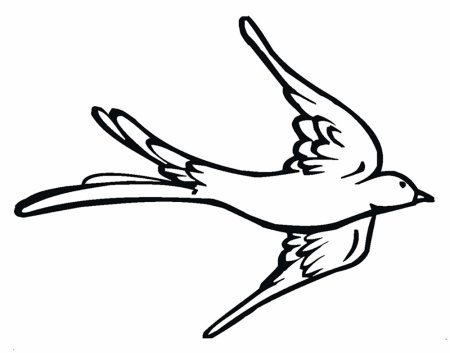 Ласточка рисунок