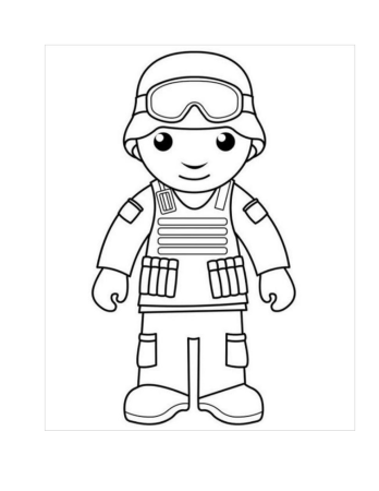 Солдат рисунок карандашом