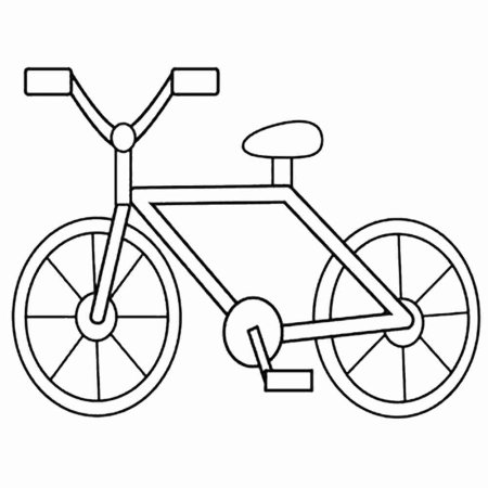 Раскраски Велосипед / Велосипед (транспорт) – Бесплатные раскраски для печати