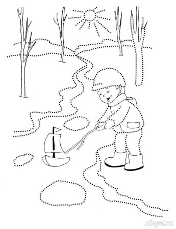 Весенние раскраски для детей