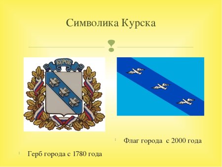 Символы города Курска и Курской области