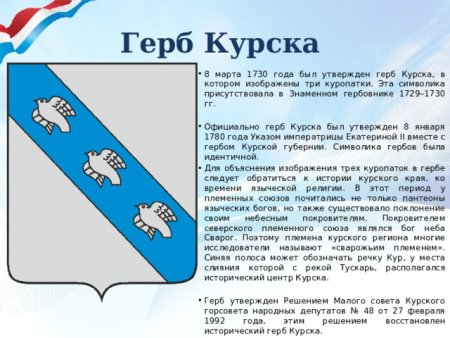 Герб города Курска