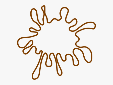 Клякса контур