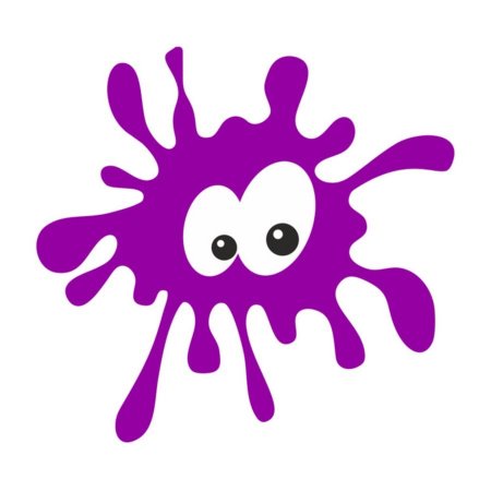 Кляксы мультяшные