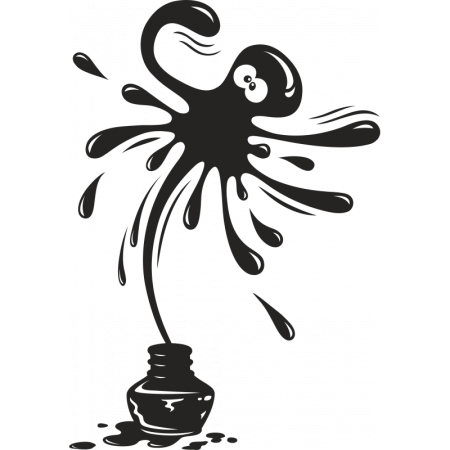 Рисунки чёрной краской