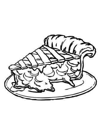 Пироги для раскрашивания