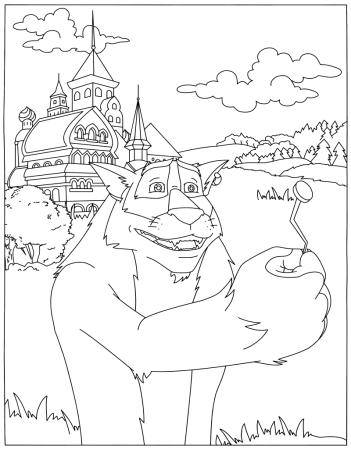 Иван Царевич и серый волк раскраска Иван