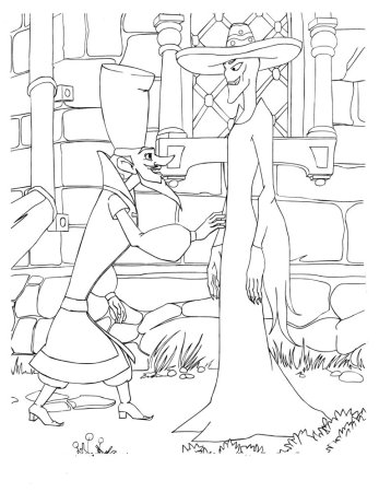 Иван Царевич и серый волк раскраска