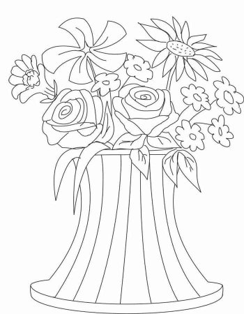 Цветы. Раскраска