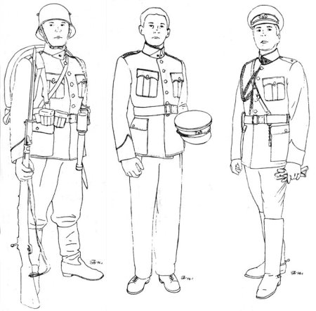 Военная форма раскраска
