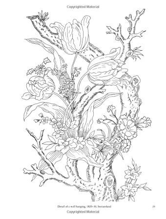 Эскизы батик деревья