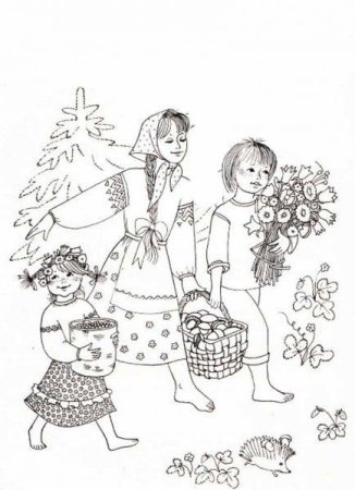 Раскраски к пословицам