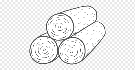 Полено раскраска