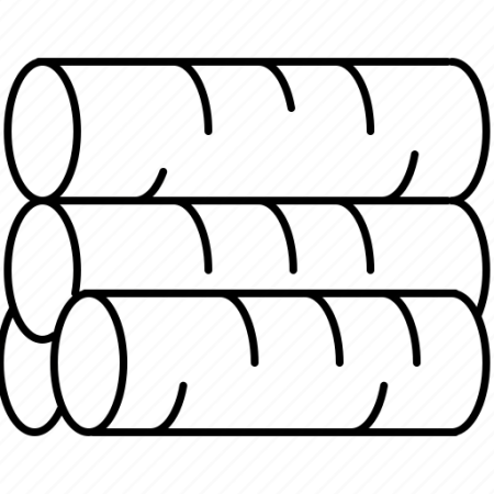 Дрова вектор значок