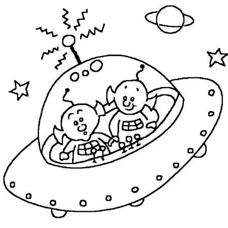 Космос раскраска для детей