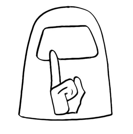 Раскраска амонг АС