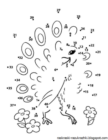 Рисование по цифрам для детей