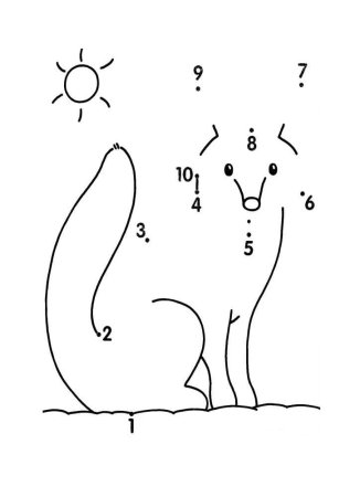 Рисование по цифрам для детей