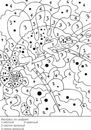 Рисование по цифрам для детей