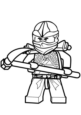 Раскраски для мальчиков ниндзя
