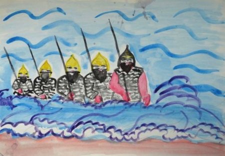 33 Богатыря и дядька Черномор раскраска