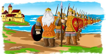 Иллюстрации к сказке о царе Салтане Пушкина 33 богатыря