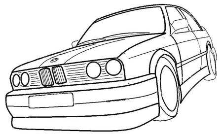 БМВ x6 раскраска