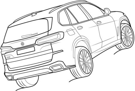 Раскраска BMW m5 e60