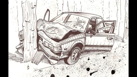 Раскраска авария