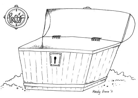 Сундук раскраска