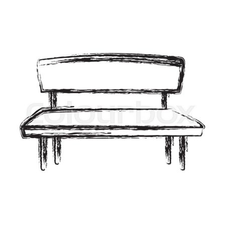 Скамейка раскраска