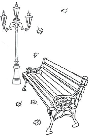 Осень карандашом