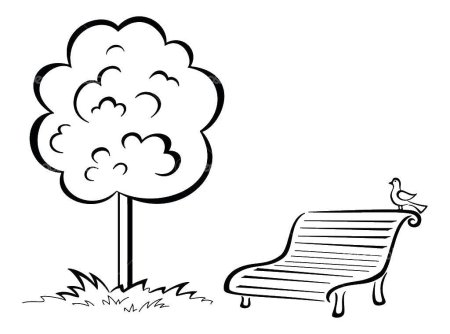 Скамейка Графика