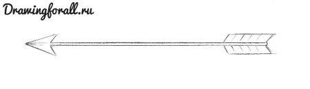 Стрела раскраска