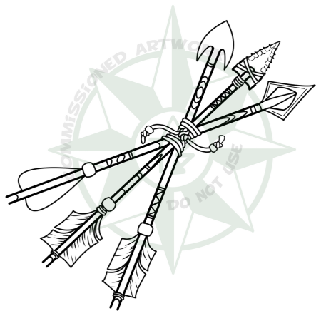 Тату стрела эскиз