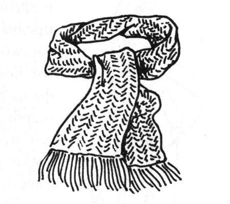 Эскиз шарфа
