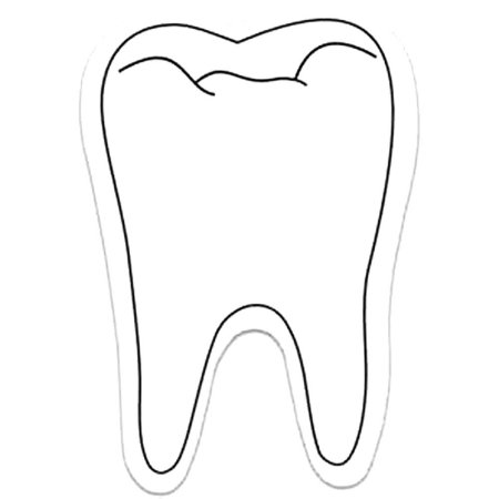 Раскраска зуб