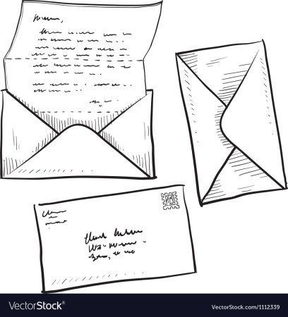 Раскраска письмо
