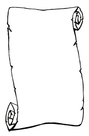 Свиток макет для печати