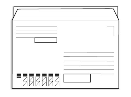 Конверт для письма