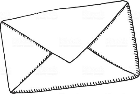 Конверт раскраска