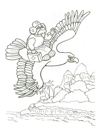 Врач раскраска для детей