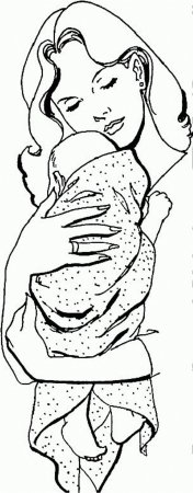 День матери раскраска для детей